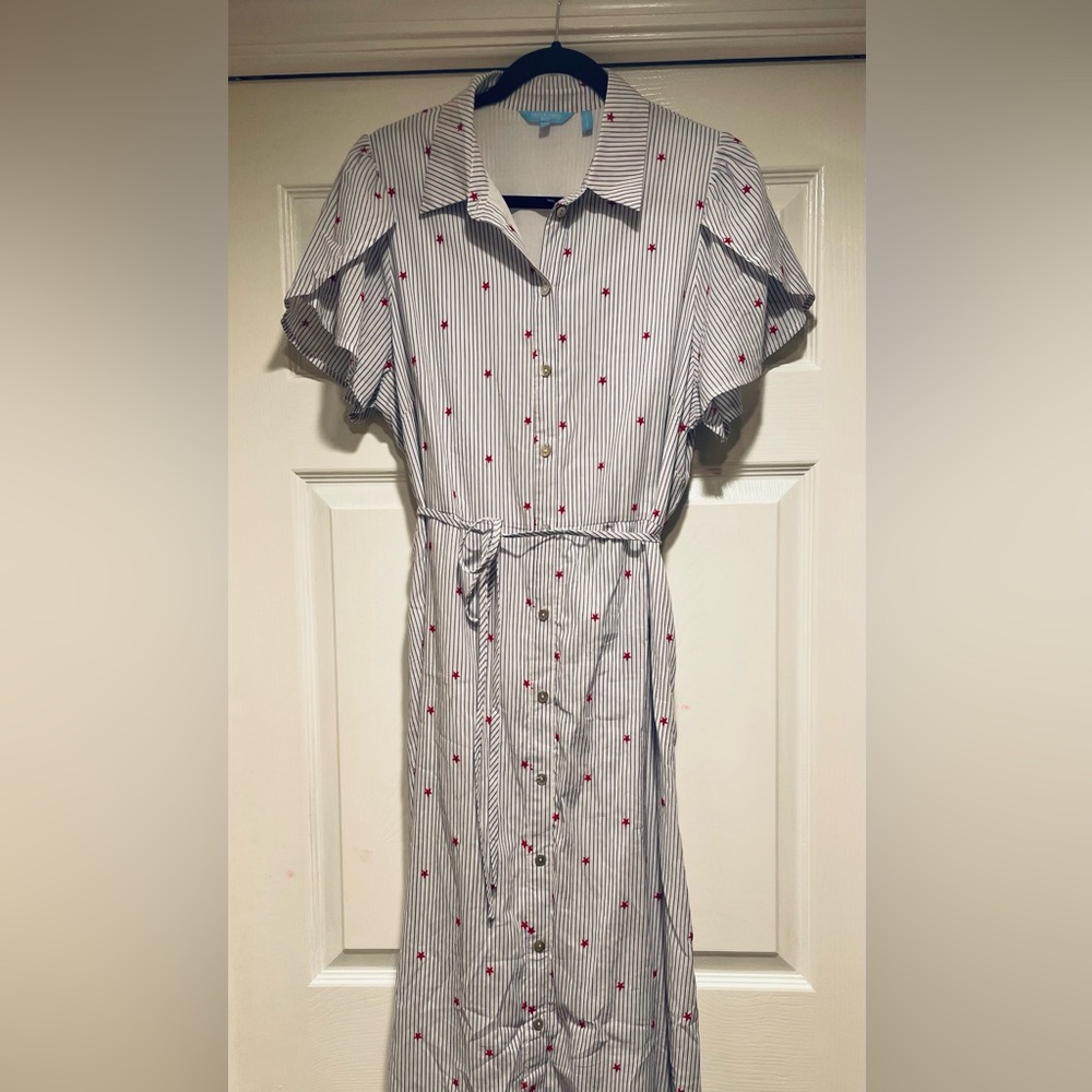 🆕 NWOT DRAPER JAMES MIDI SHIRT DRESS
